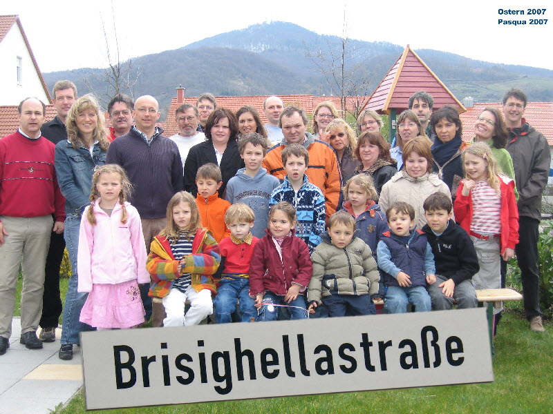 Alle Teilnehmer der Fahrt nach Brisighella an Ostern 2007